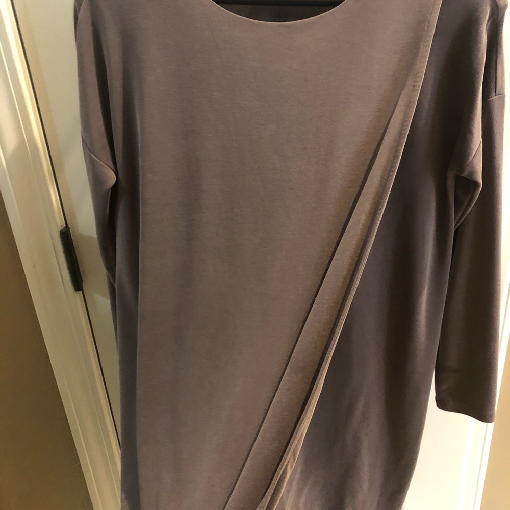 Long sleeved comfy dress great for casual or dress up.
